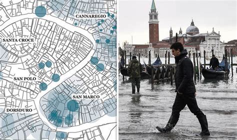 celine store venice flooded|Venice flooding map.